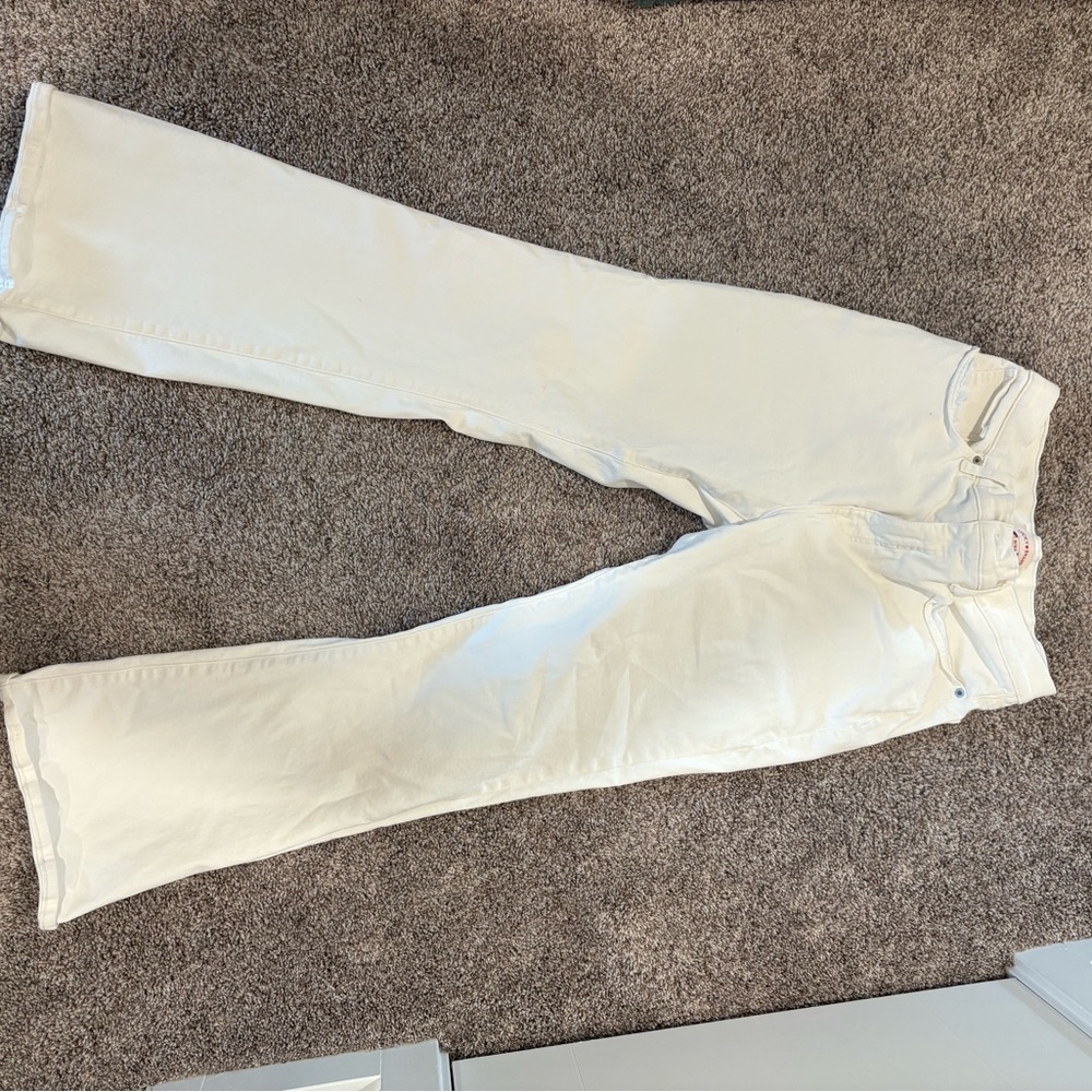 Lucky white flare jeans